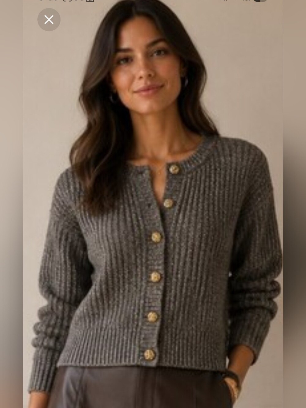 ✨ Rachel Zoe Ribbed Cardigan – NWT ✨Size: XL